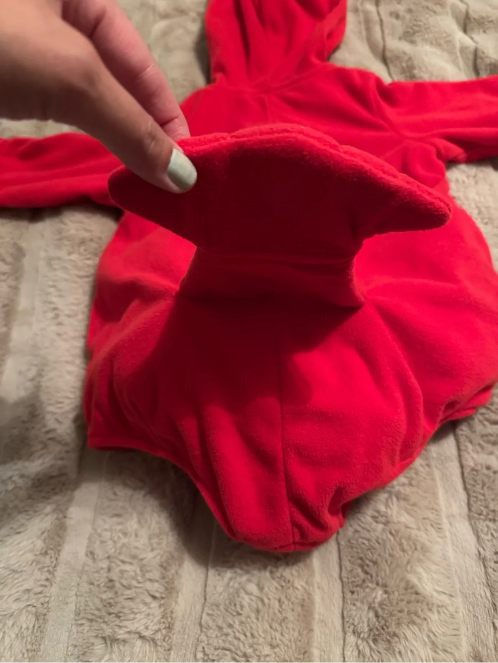 Toddler One-Piece Hooded Lobster Costume